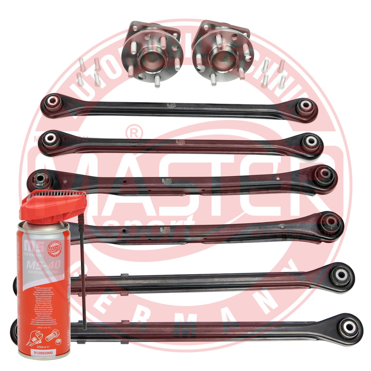 MASTER-SPORT GERMANY 36840/2-SET-MSP PROMO Σετ τιμονιού, ανάρτηση τροχών Πίσω άξονας Πίσω άξονας αριστερά Πίσω άξονας δεξιά for 